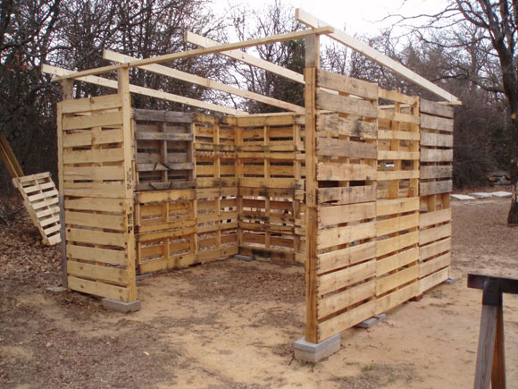 Wood Pallet Shed