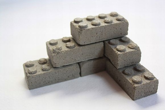 concrete lego blocks