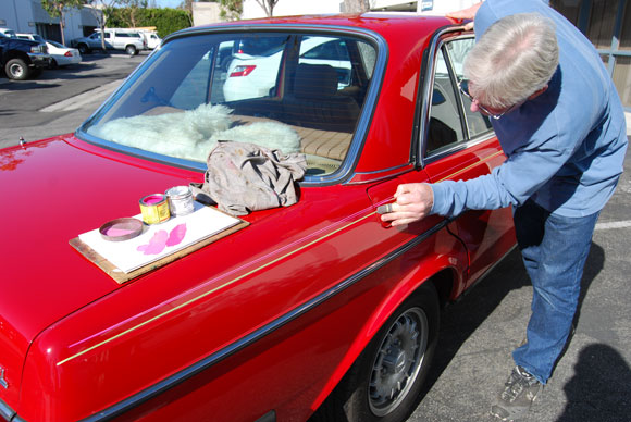 The Art of Hand Pinstriping a Classic Car