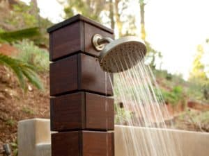 outdoor shower