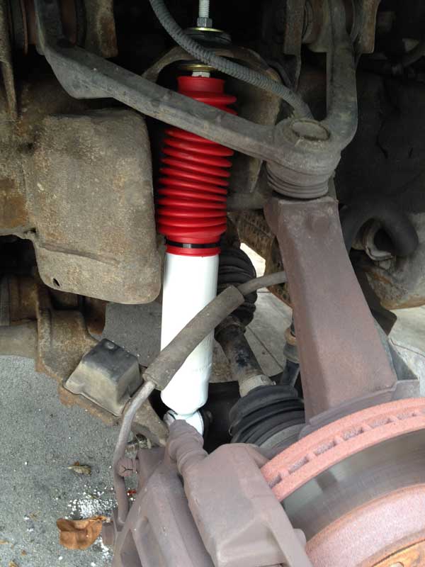 rancho shock installed f150