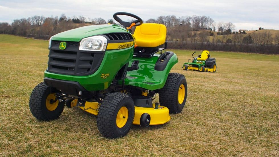 John Deere D105 EZTrak featured