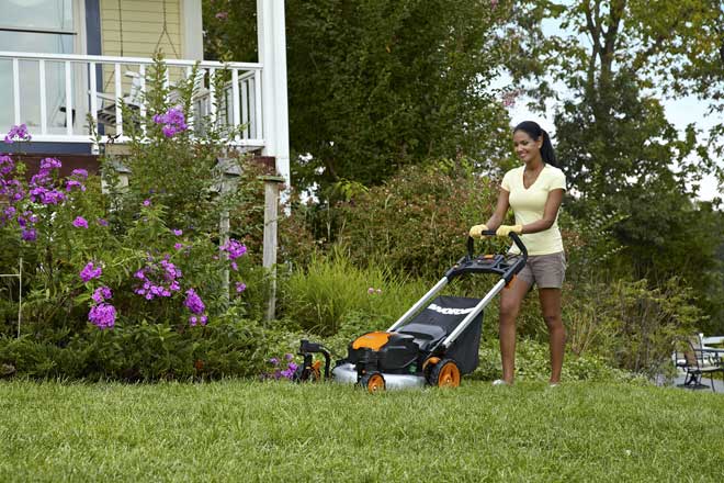 Worx 56v lawn mower sale