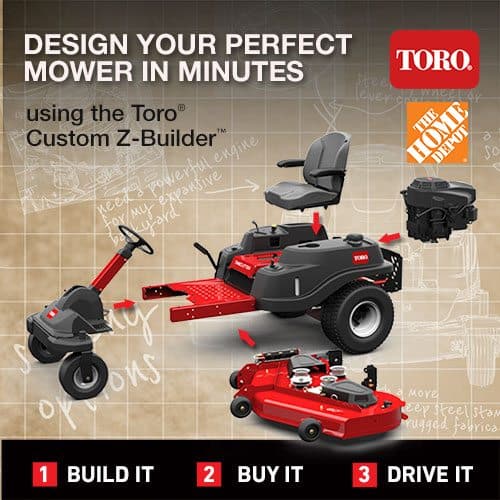 Build Your Own Zero Turn Toro Mower using the Z Builder