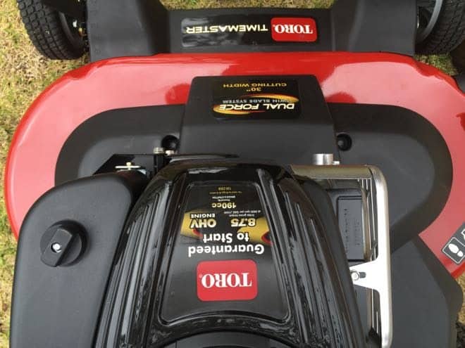 Toro dual force 30 hot sale