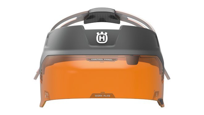 Design concept Husqvarna Ramus visor from the front