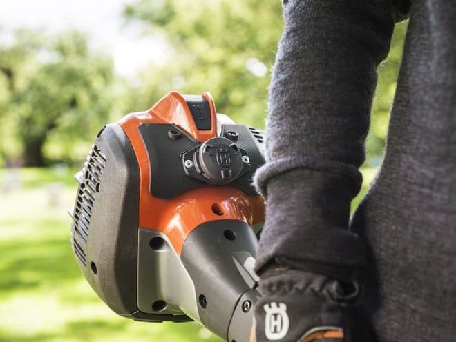 Husqvarna Fleet Services - machine sensor on trimmer