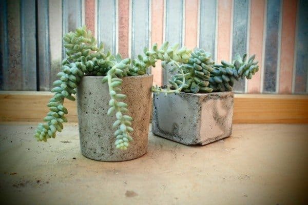 quikrete cement planters