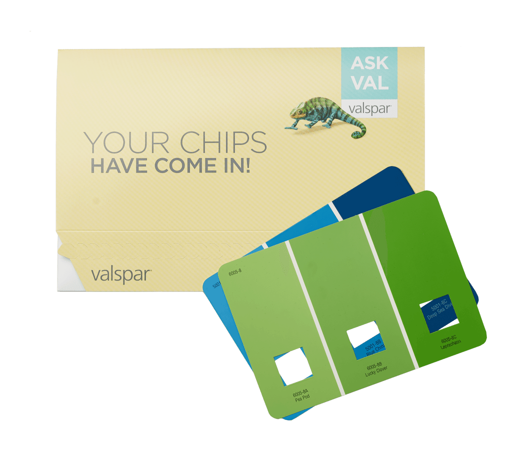 askval paint chip mailer