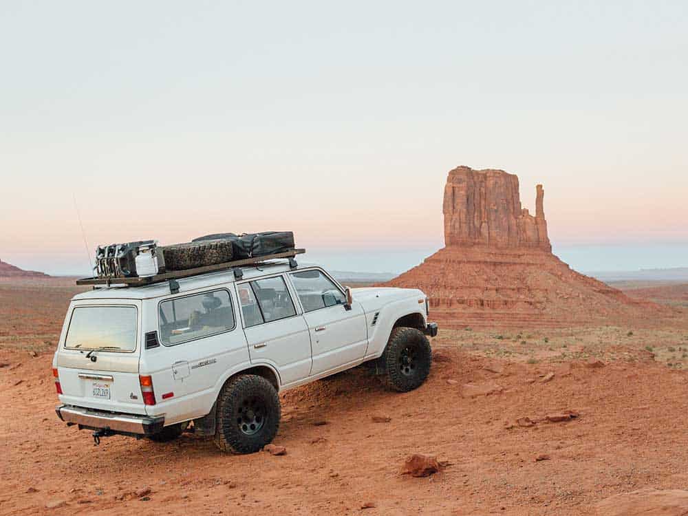 fj62 fj60 land cruiser monument valley