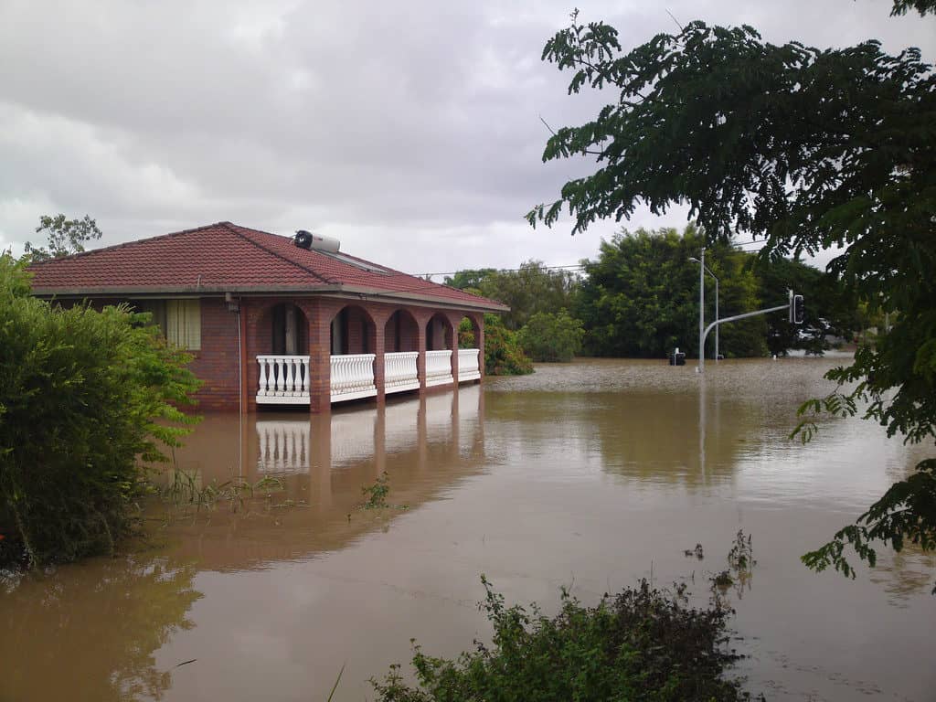 water damage after flood