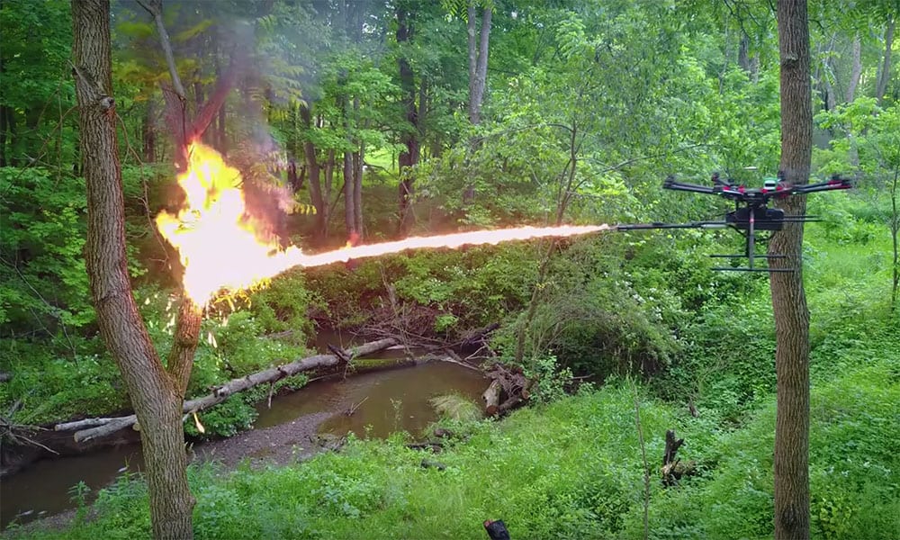 flamethrower-drone