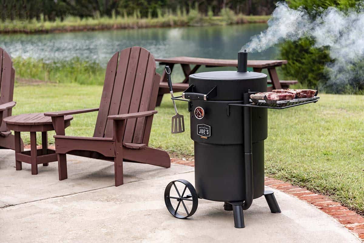 Oklahoma joe 2025 bronco drum smoker