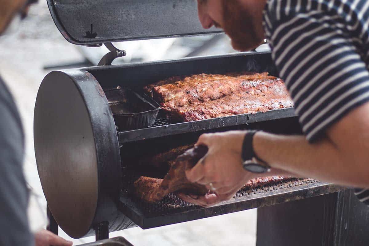 smoked ribs smoker