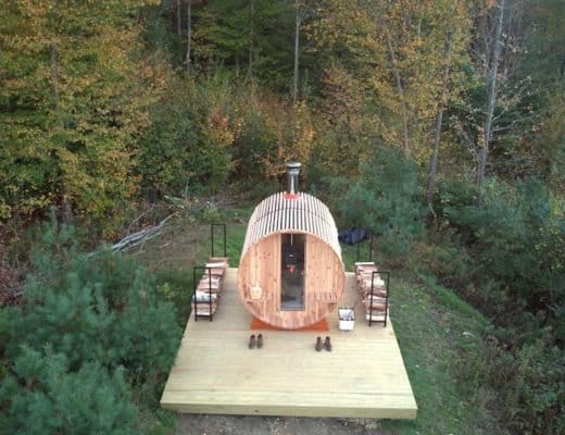 benefits wood burning sauna