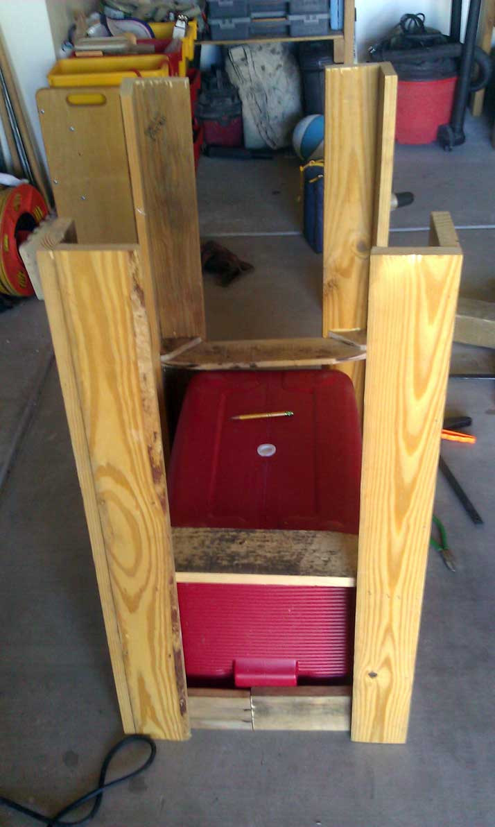 How To Build a Cooler Stand from Pallets