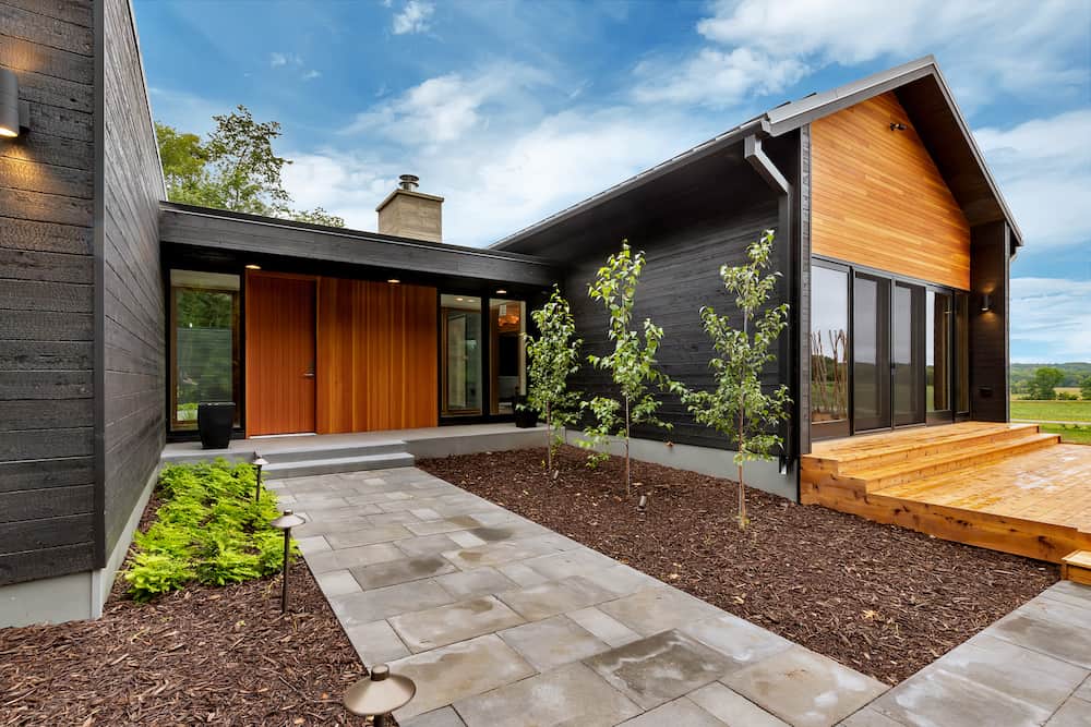 The Beauty of Nakamoto Forestry Charred Wood Siding