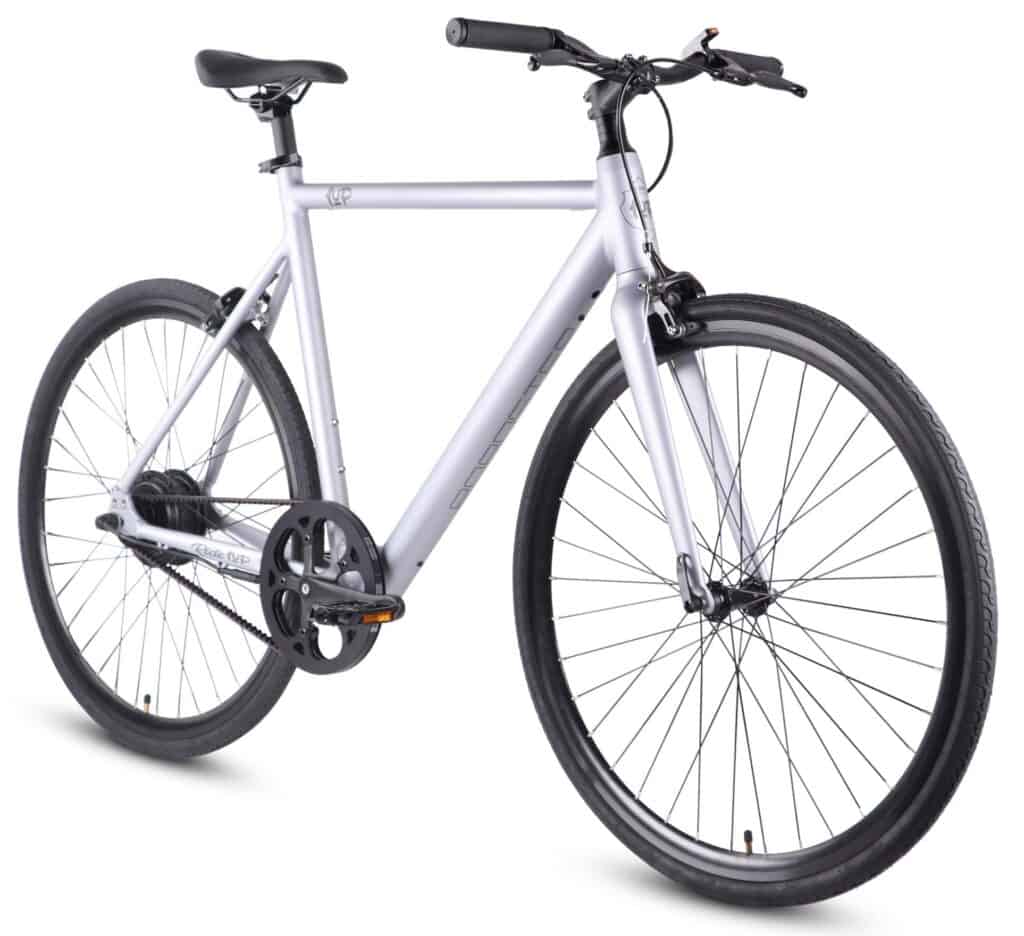 Roadster v2 Electric Bike Front Silver