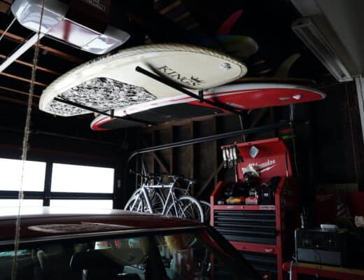 garage surfboard rack 1