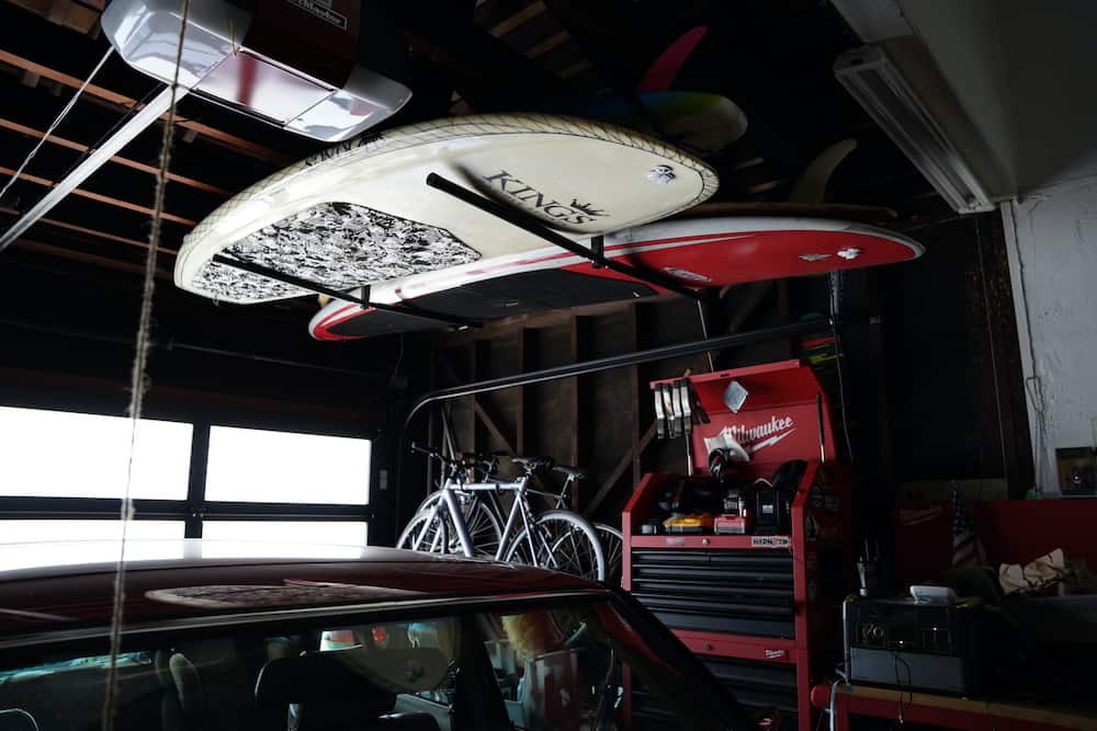 garage surfboard rack 1