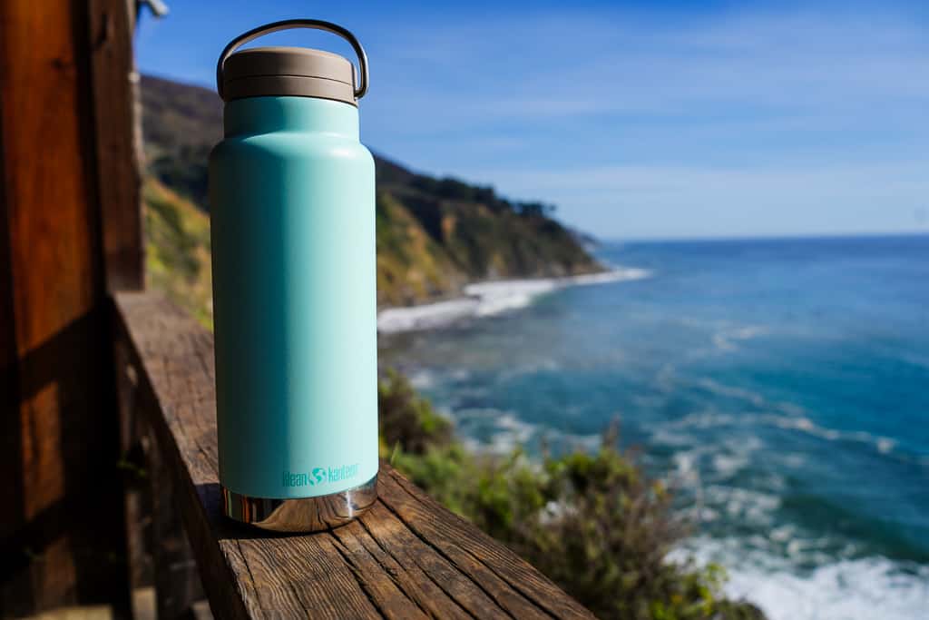 Klean Kanteen TKWide 32oz Bottle with Twist Cap Blue Tint