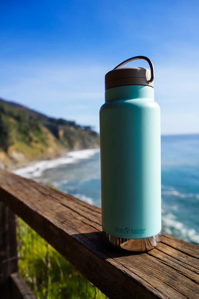 Klean Kanteen TKWide 32oz Bottle with Twist Cap Blue Tint