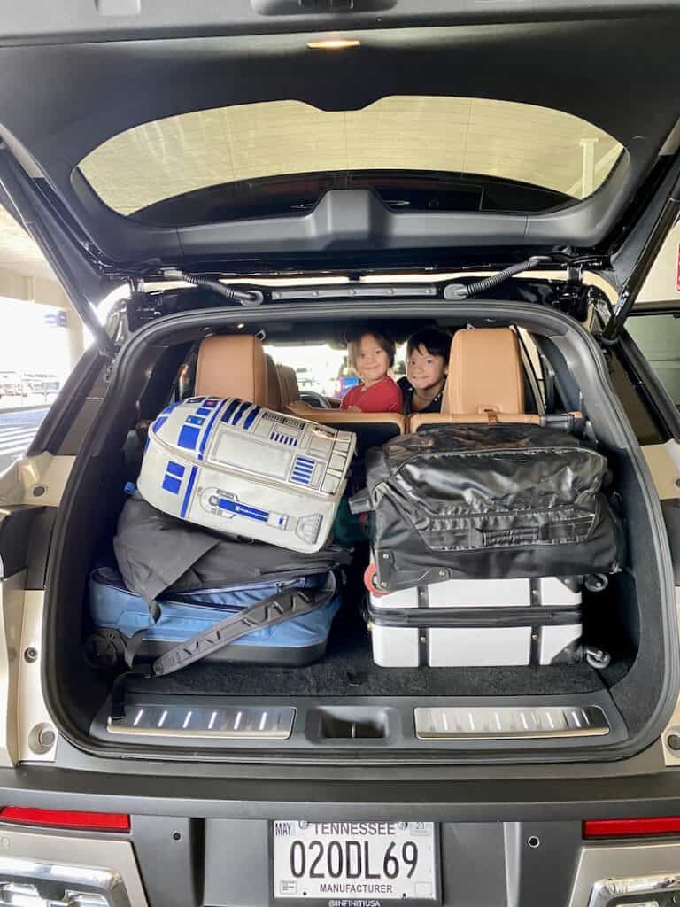 Infiniti qx60 interior luggage