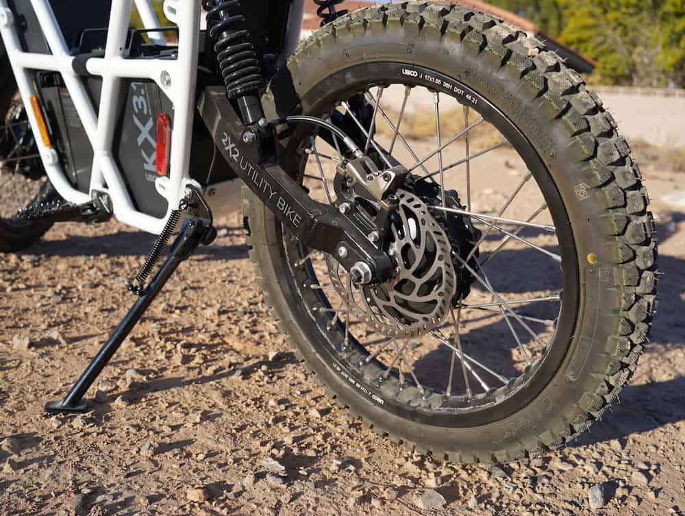 UBCO's all-terrain, lightweight electric bikes are powered with 1kW motor  in each wheel