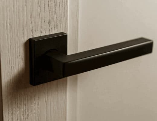 black door handles