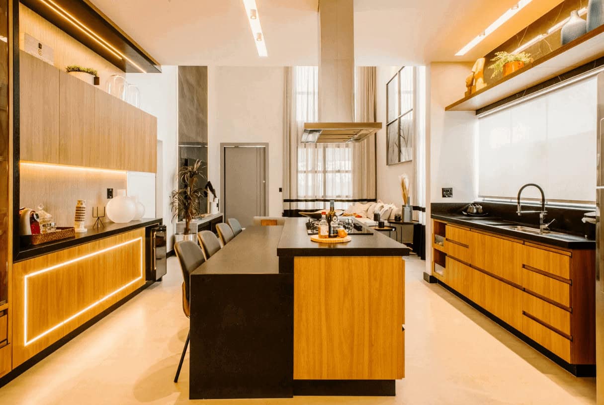copper in kitchen