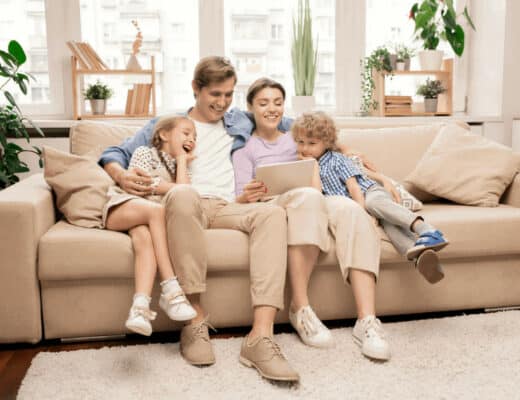 family living room design