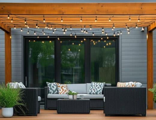 outdoor living space