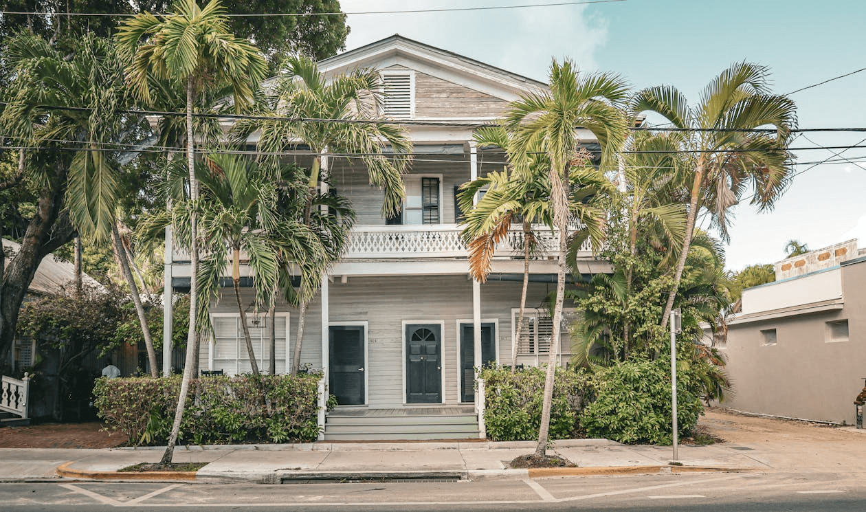 Ways to Improve Your House’s Ability to Withstand a Storm 2 White house with palm trees, ready for a