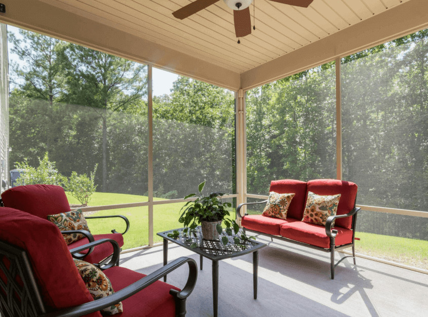 Porch Roll Down Screens