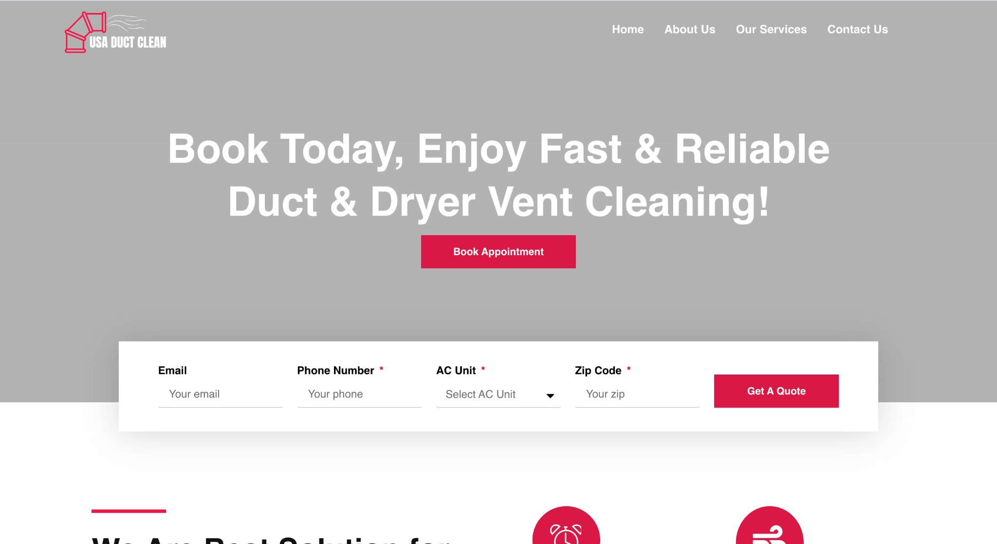 Screenshot of a Las Vegas duct and