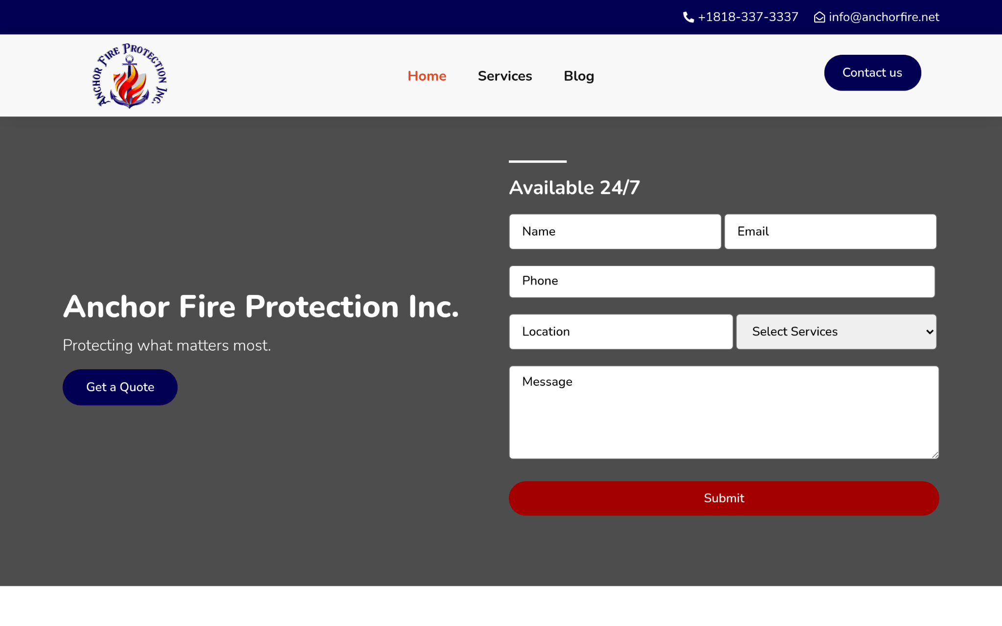 Best Orange County Fire Protection Companies Supporting Routine Inspections 3 Website for an Orange County fire protection company