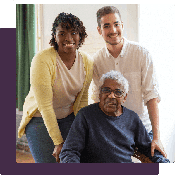 6 Ways Live In Care Reduces Isolation in Older Adults 2 Older adult and caregiver smiling together, reducing isolation