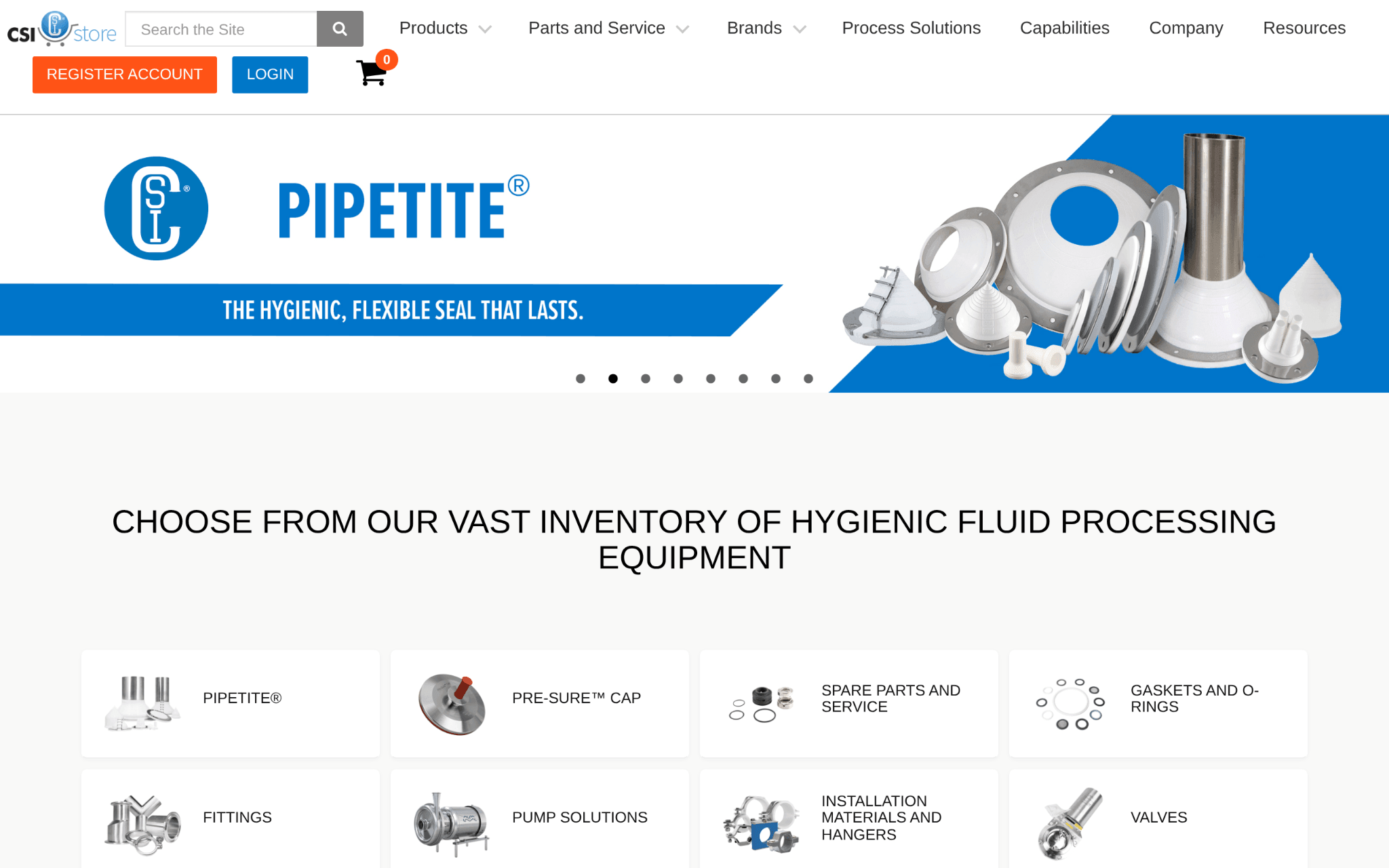 Central States Industrial (CSI) Store - Full-System Sanitary Fabrication