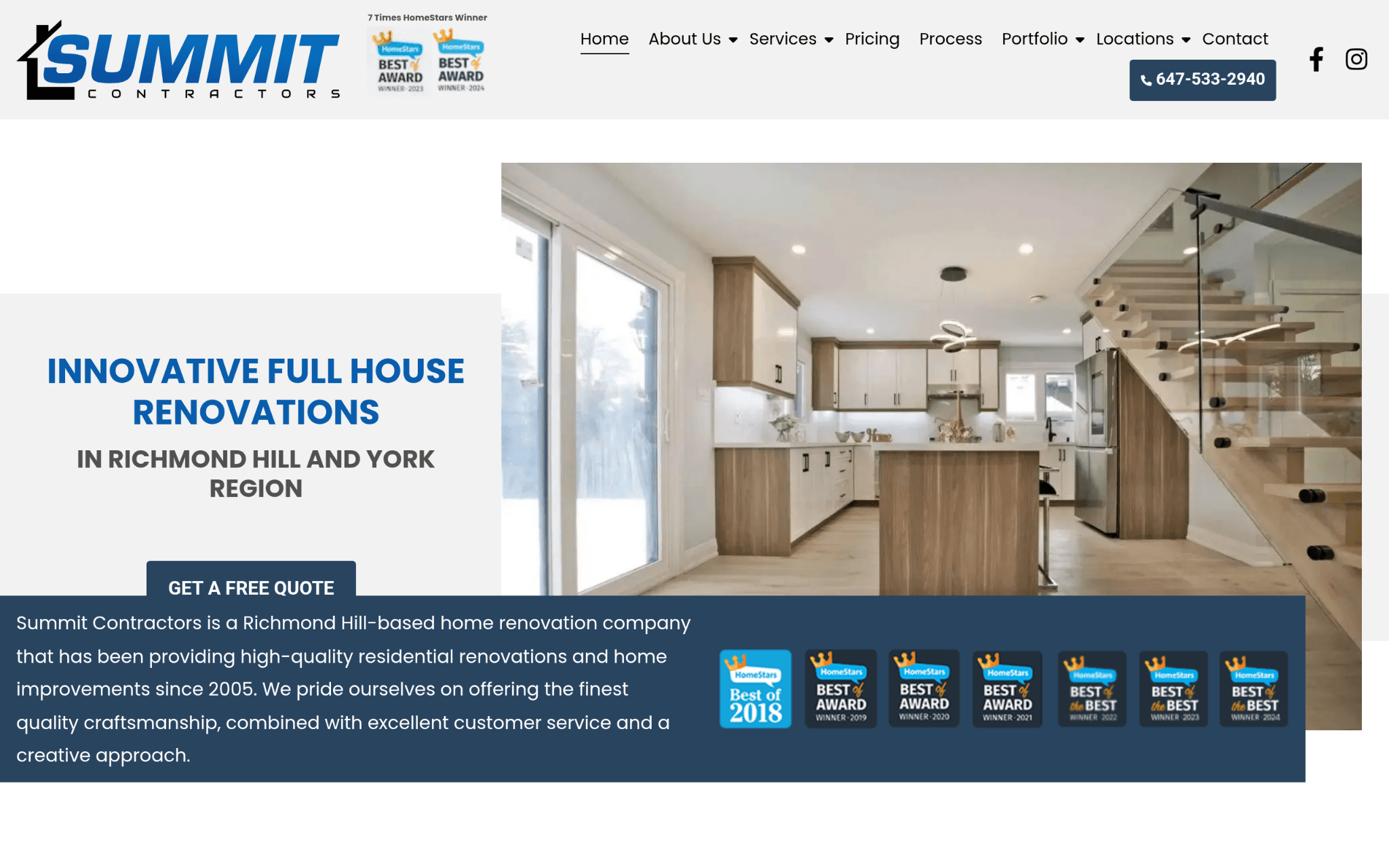 Summit Contractors - Best for Full-Service Residential Renovations and Kitchen and Bathroom Remodels