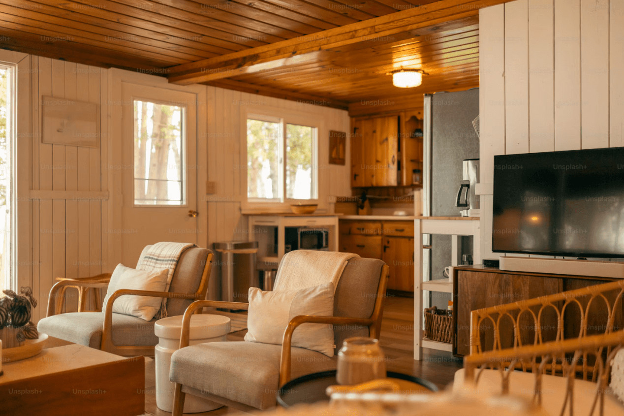 Log Cabin Floor