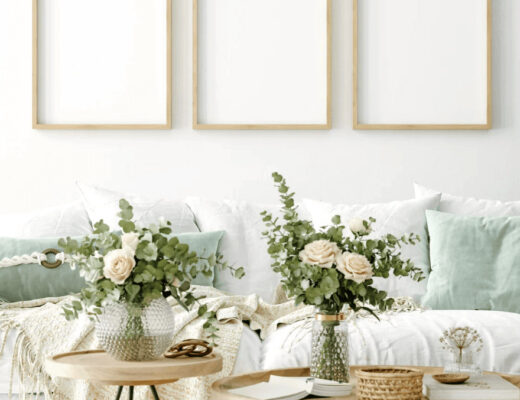 How to Style Custom Picture Frames in a Living Room 1 Picture Frames in a Living Room
