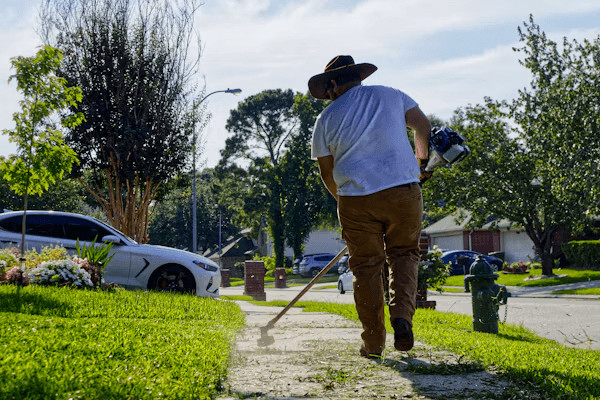 When to Schedule Your Pest Control: A Seasonal Guide for Homeowners 1 A man with a mop walking on a sidewalk