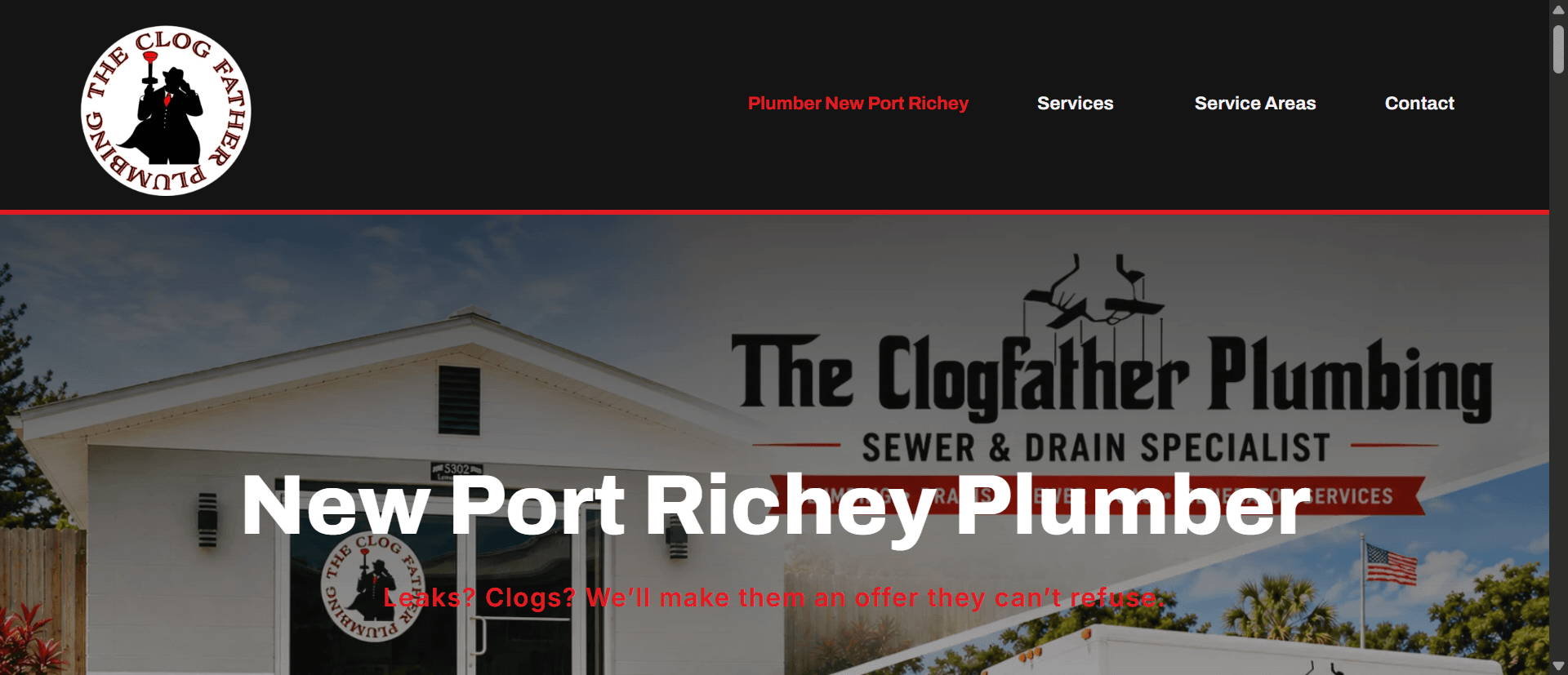 New Port Richey plumber website