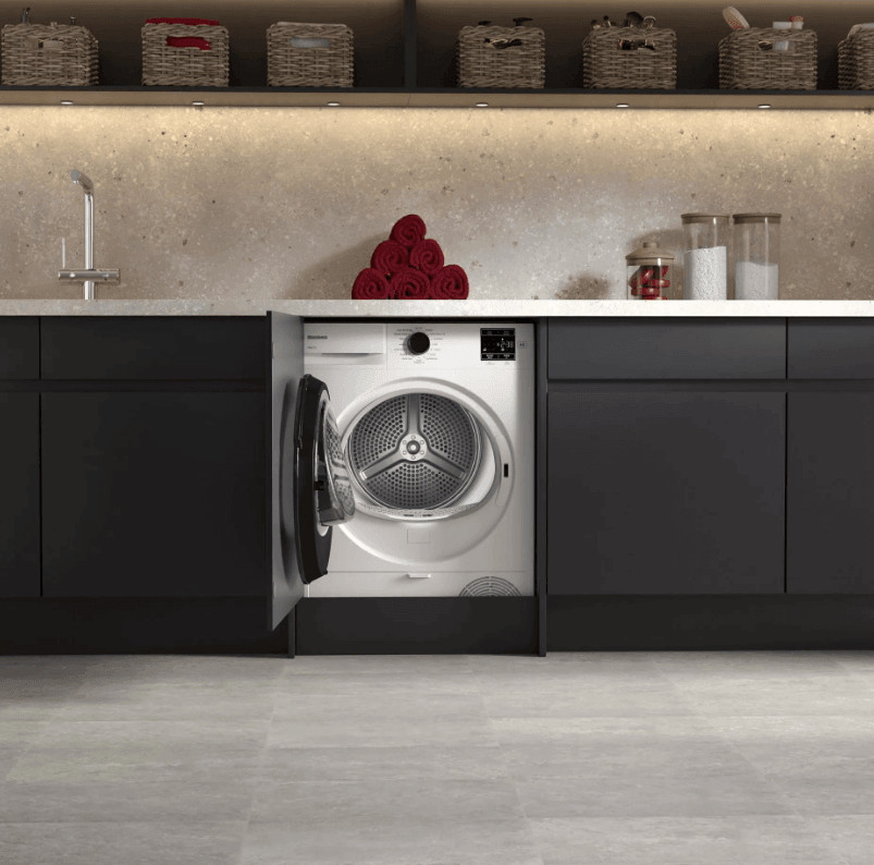 Blomberg Tumble Dryers: A Reliable Choice for Easier Laundry Days 3 Washer next to kitchen counter